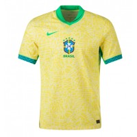 Fotbalové Dres Brazílie Domácí Copa America 2024 Krátký Rukáv